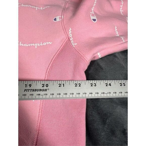 Vintage Y2K reverse weave champion sweater, pink size L - Picture 4 of 8